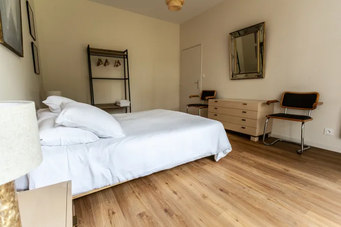 Chambre n°1 du gîte de l'Atelier à Darricau, Aureilhan, Landes