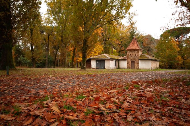 Le pigeonnier de Darricau à l'automne