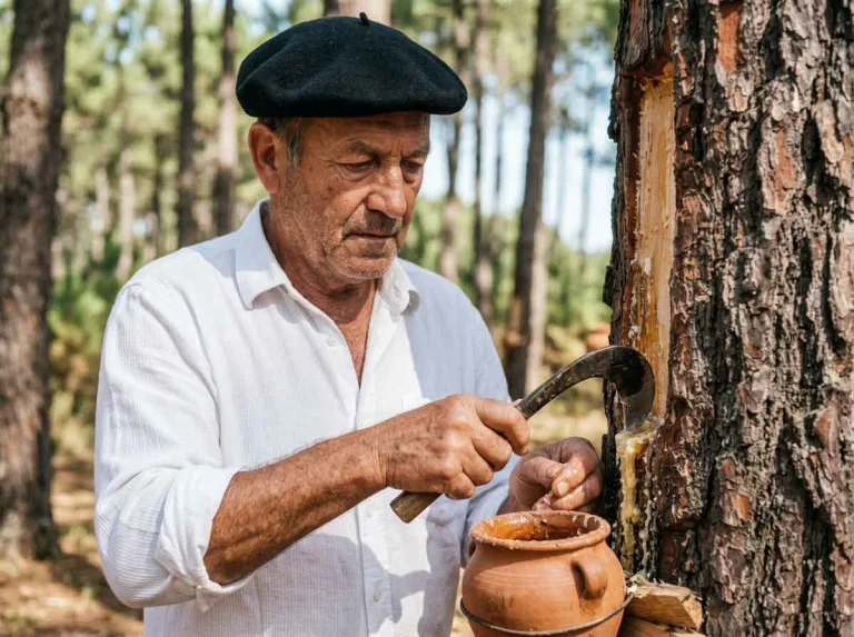 Gemmage dans les Landes